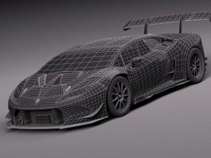 Huracan LP 620 2 Super Trofeo 2015 3D Model