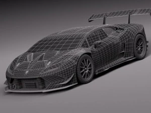 Huracan LP 620 2 Super Trofeo 2015 3D Model