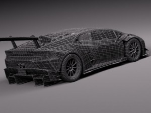 Huracan LP 620 2 Super Trofeo 2015 3D Model