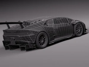 Huracan LP 620 2 Super Trofeo 2015 3D Model