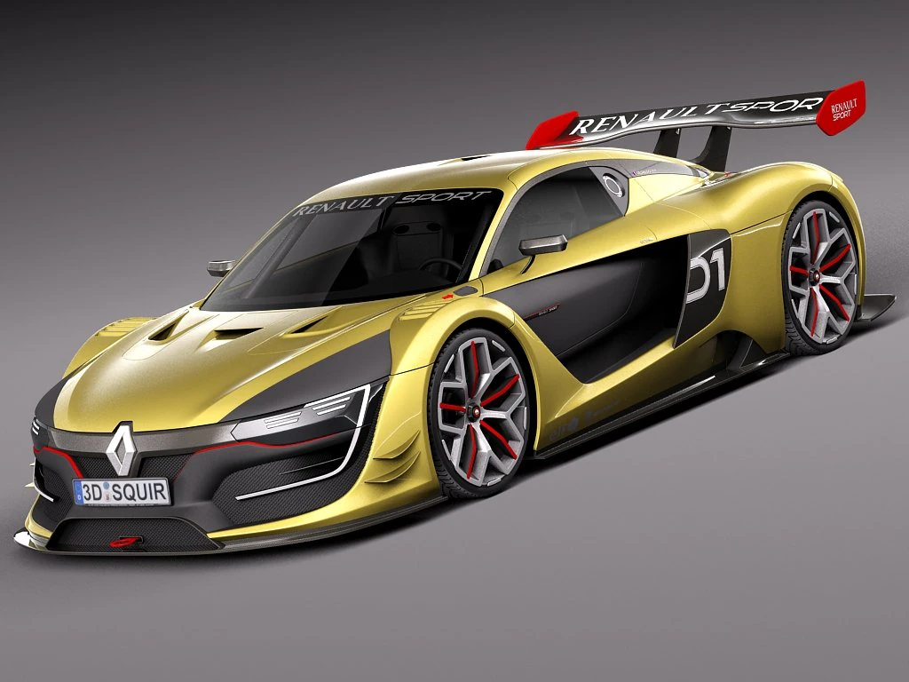 Renault Sport RS01 2015 3D Model .c4d .max .obj .3ds .fbx .stl .blend