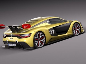Renault Sport RS01 2015 3D Модель