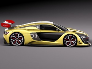 Renault Sport RS01 2015 3D Модель