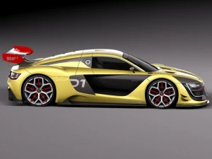 Renault Sport RS01 2015 3D Model