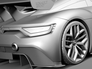 Renault Sport RS01 2015 3D Модель