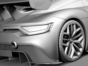 Renault Sport RS01 2015 3D Model