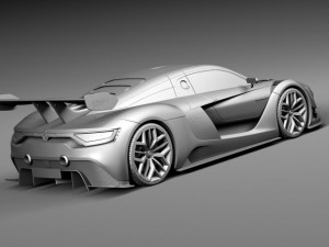 Renault Sport RS01 2015 3D Модель