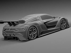 Renault Sport RS01 2015 3D Модель