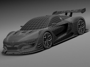 Renault Sport RS01 2015 3D Модель