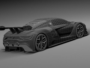 Renault Sport RS01 2015 3D Модель