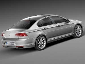 Volkswagen Passat B8 2015 Modelo 3D