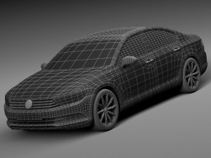 Volkswagen Passat B8 2015 Modelo 3D