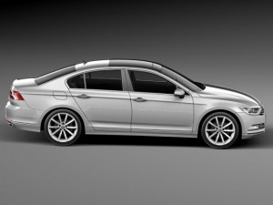 Volkswagen Passat B8 2015 Modelo 3D