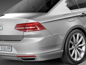 Volkswagen Passat B8 2015 Modelo 3D