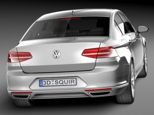 Volkswagen Passat B8 2015 Modelo 3D