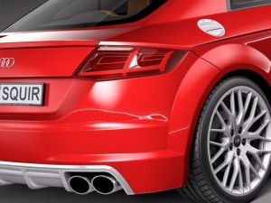 Audi TTS Coupe 2015 3Dモデル