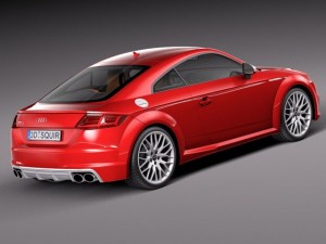 Audi TTS Coupe 2015 3Dモデル