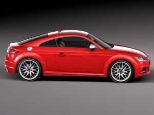 Audi TTS Coupe 2015 3Dモデル