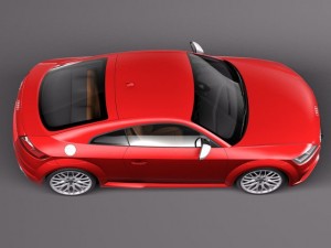 Audi TTS Coupe 2015 3Dモデル