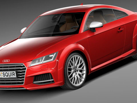 ऑडी टीटीएस कूप 2015 3D मॉडल