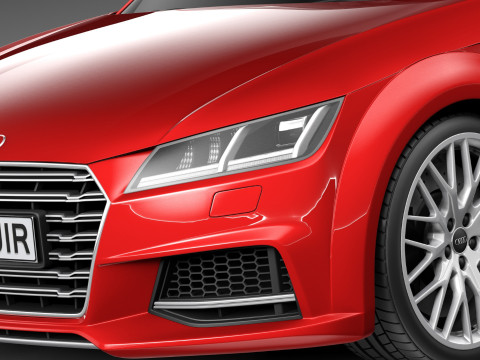 Audi TTS Coupe 2015 Modelo 3D