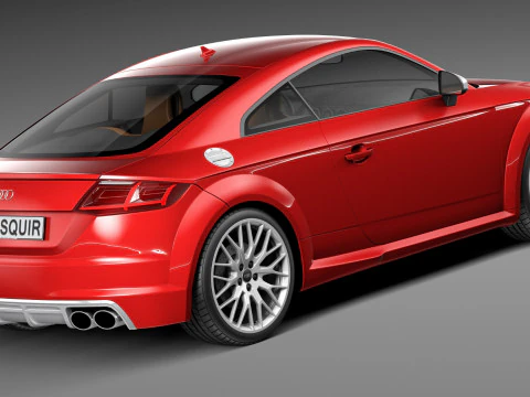 Audi TTS Coup&eacute; 2015 Modelo 3D