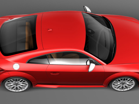 Audi TTS Coupe 2015 Modelo 3D