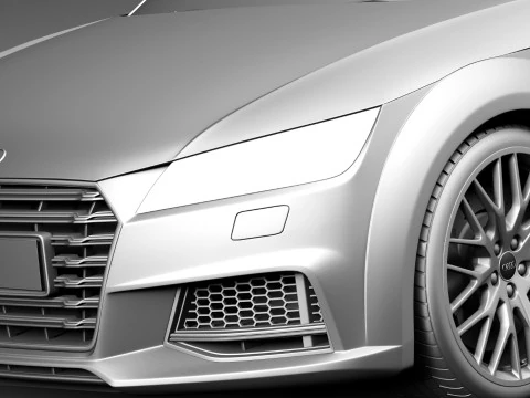 Audi TTS Coup&eacute; 2015 Modelo 3D