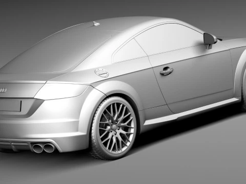 Audi TTS Coup&eacute; 2015 Modelo 3D