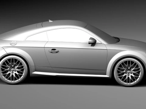 Audi TTS Coup&eacute; 2015 Modelo 3D