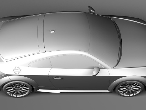 Audi TTS Coupe 2015 Modelo 3D