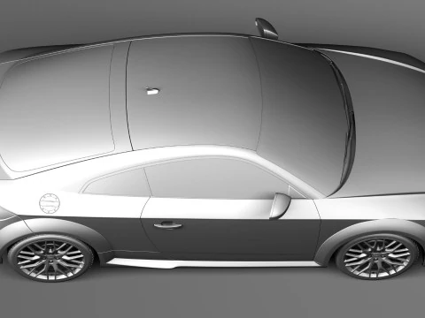 Audi TTS Coup&eacute; 2015 Modelo 3D