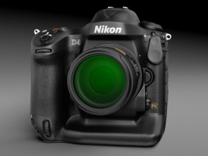 Nikon D4 Photo Camera 3D Model