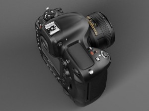 Nikon D4 Photo Camera 3D Model