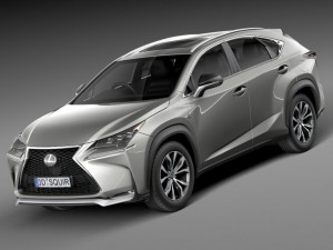 Lexus NX 2015 3D Model