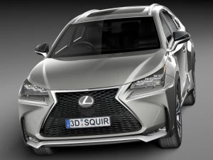 Lexus NX 2015 3D Model