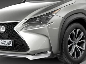 Lexus NX 2015 3D Model