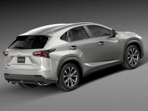 Lexus NX 2015 3D Model