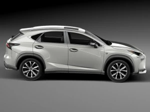 Lexus NX 2015 3D Model