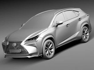 Lexus NX 2015 3D Model