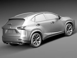 Lexus NX 2015 3D Model