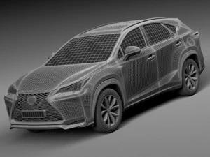 Lexus NX 2015 3D Model