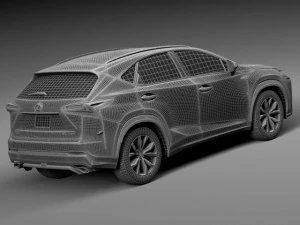 Lexus NX 2015 3D Model
