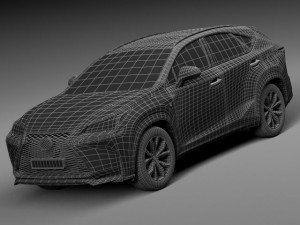 Lexus NX 2015 3Dモデル