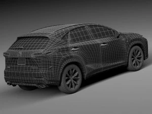 Lexus NX 2015 3D Model