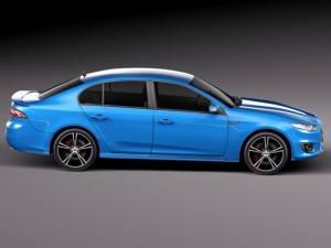 Falcon XR8 2015 3D Model