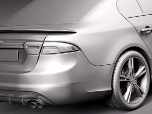 Falcon XR8 2015 3D Model