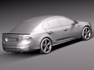 Falcon XR8 2015 3D Model