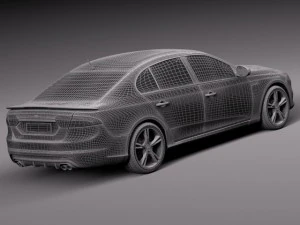 Falcon XR8 2015 3D Model