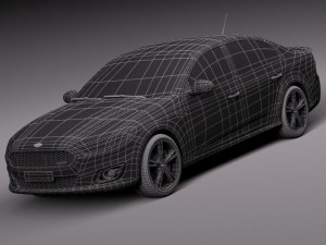 Falcon XR8 2015 3D Model